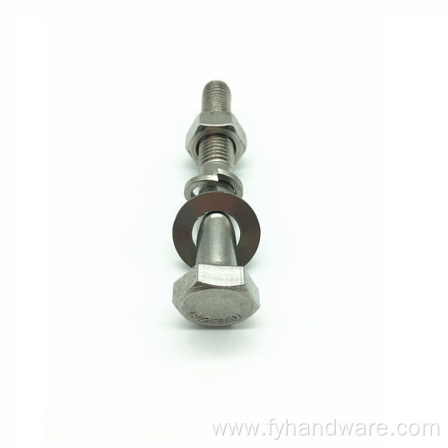 High Quality m12x1.25 stainless steel hex stud bolts
